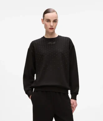Sweat-shirt à strass