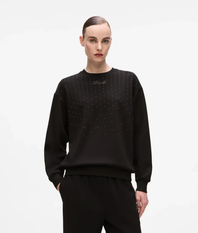 Sweat-shirt à strass Sweat-shirt à strass