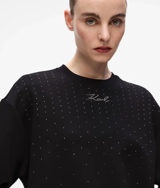 Sweat-shirt à strass Sweat-shirt à strass