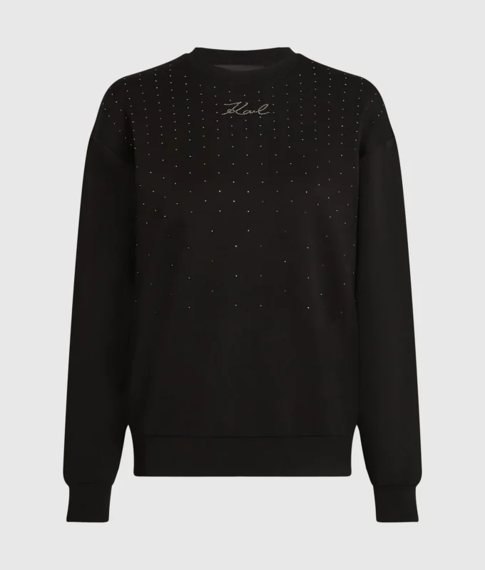 Sweat-shirt à strass Sweat-shirt à strass