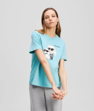 T-SHIRT AQUARELLE IKON KARL & CHOUPETTE