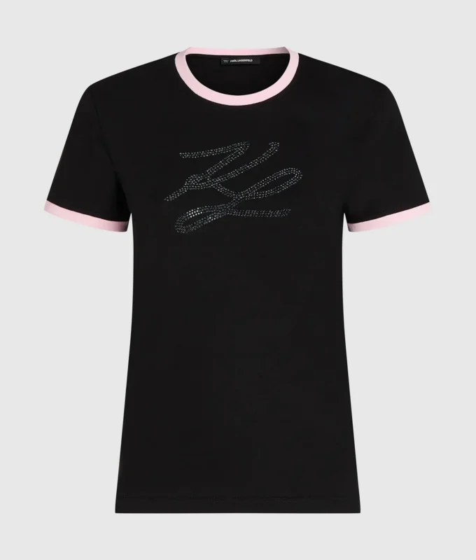T-shirt Autograph exclusif orné de strass T-shirt Autograph exclusif orné de strass