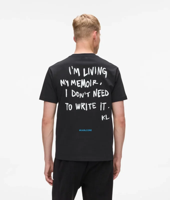 T-shirt avec citation de Karl T-shirt avec citation de Karl