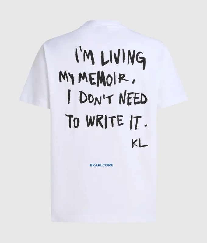 T-shirt avec citation de Karl T-shirt avec citation de Karl