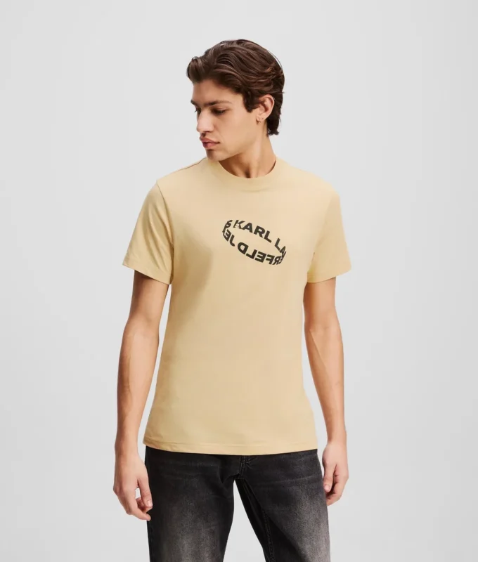 T-SHIRT AVEC LOGO EN FORME D’ANNEAU T-SHIRT AVEC LOGO EN FORME D’ANNEAU