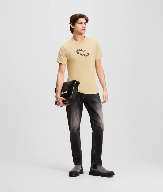 T-SHIRT AVEC LOGO EN FORME D’ANNEAU T-SHIRT AVEC LOGO EN FORME D’ANNEAU