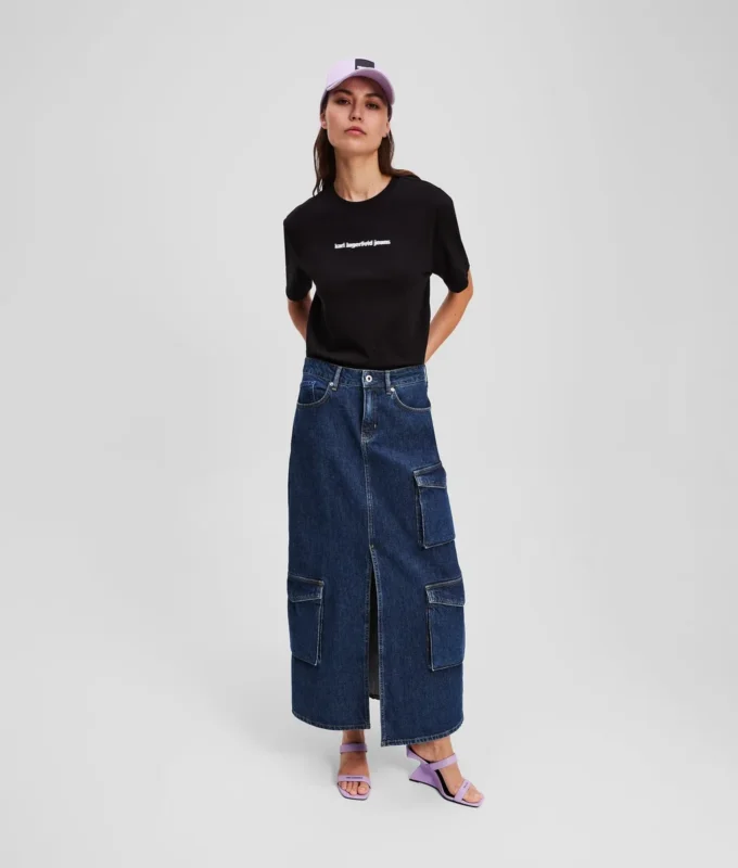 T-SHIRT AVEC LOGO FLOU T-SHIRT AVEC LOGO FLOU
