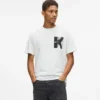T-shirt avec motif K T-shirt avec motif K