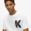 T-shirt avec motif K T-shirt avec motif K