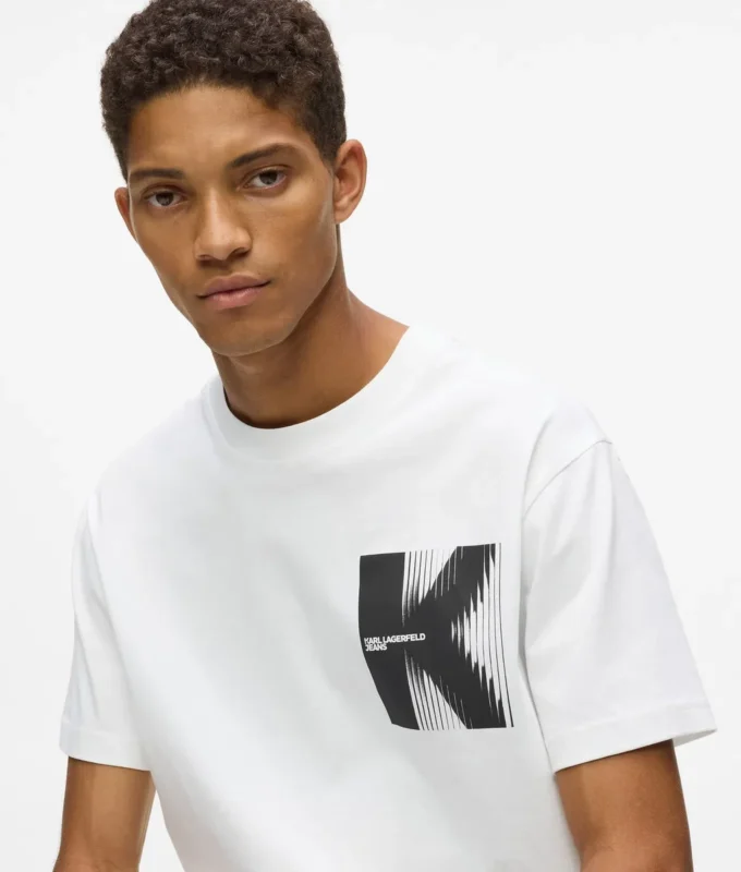 T-shirt avec motif K T-shirt avec motif K