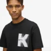 T-shirt avec motif K T-shirt avec motif K