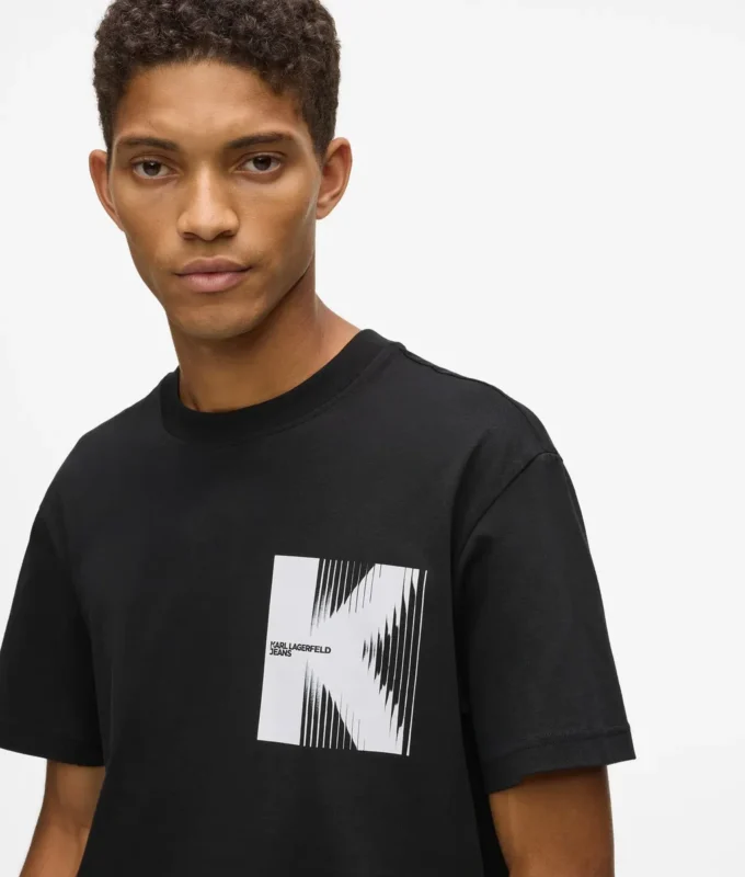T-shirt avec motif K T-shirt avec motif K