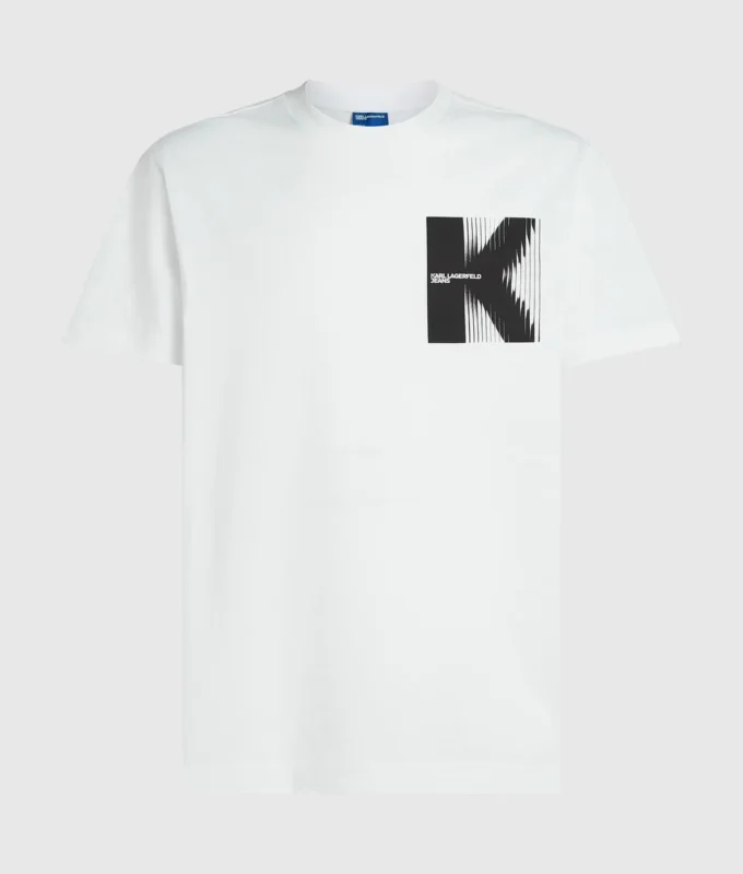 T-shirt avec motif K T-shirt avec motif K