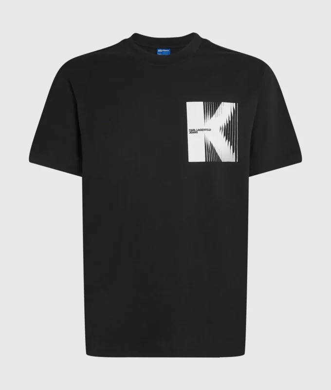T-shirt avec motif K T-shirt avec motif K