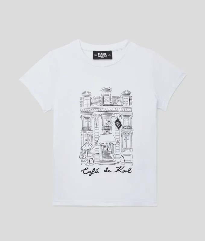 T-SHIRT CAFÉ DE KARL POUR FILLES T-SHIRT CAFÉ DE KARL POUR FILLES