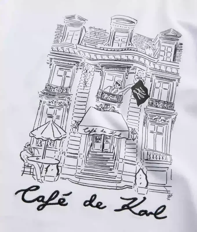 T-SHIRT CAFÉ DE KARL POUR FILLES T-SHIRT CAFÉ DE KARL POUR FILLES