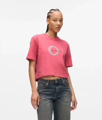 T-shirt carré avec logo Eclipse