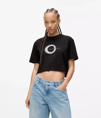 T-shirt carré avec logo Eclipse