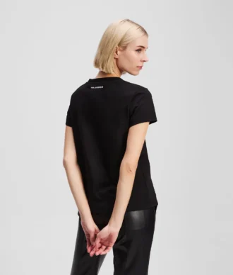 T-SHIRT À COL EN V RHINESTONE IKON CHOUPETTE