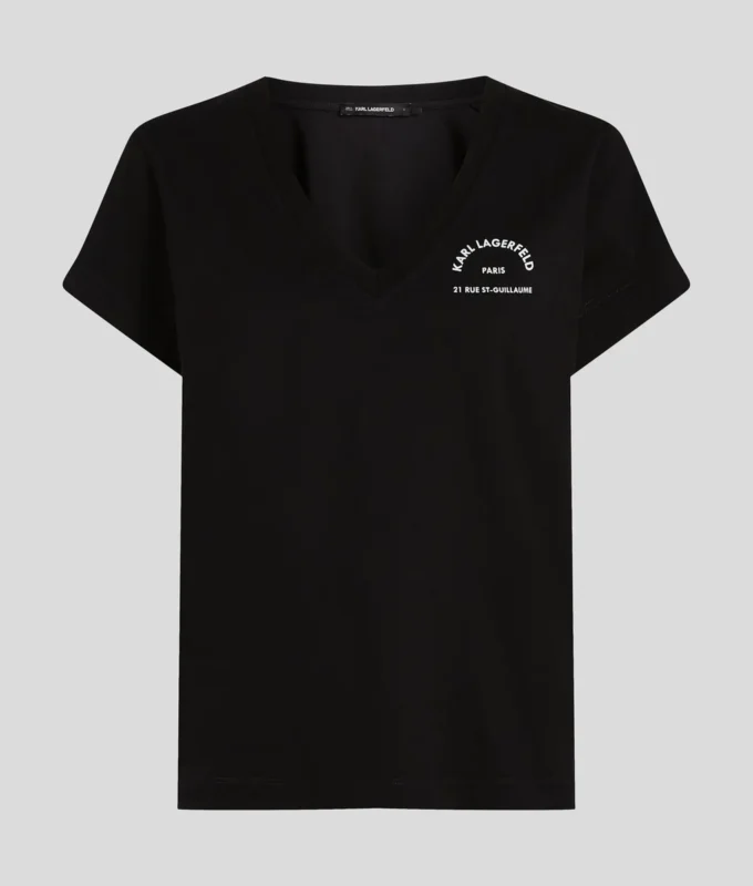 T-SHIRT À COL EN V RUE ST-GUILLAUME T-SHIRT À COL EN V RUE ST-GUILLAUME