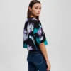 T-SHIRT COURT À IMPRIMÉ FLORAL