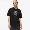 T-shirt décontracté avec citation de Karl T-shirt décontracté avec citation de Karl