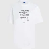 T-shirt décontracté avec citation de Karl T-shirt décontracté avec citation de Karl
