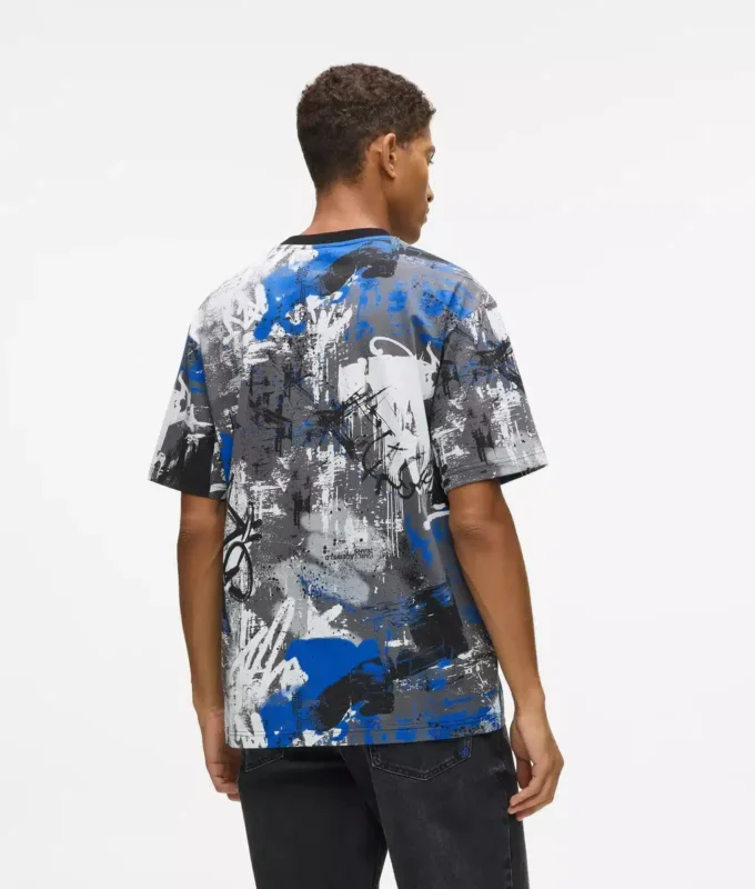 T-shirt effet peinture intégral T-shirt effet peinture intégral