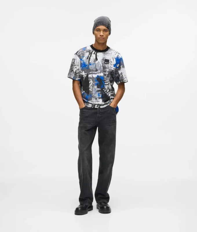 T-shirt effet peinture intégral T-shirt effet peinture intégral