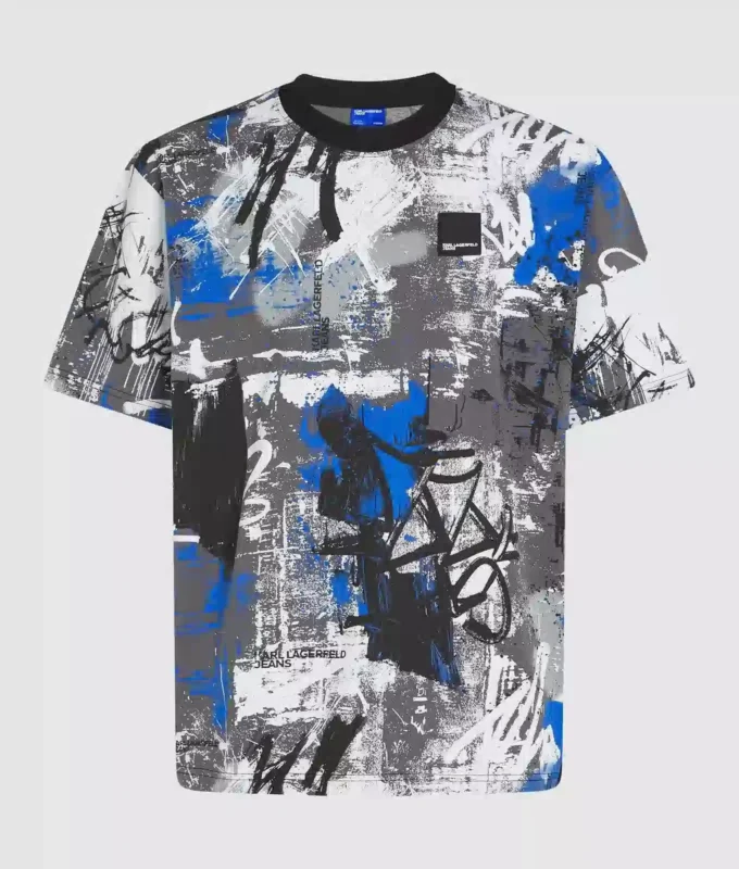 T-shirt effet peinture intégral T-shirt effet peinture intégral
