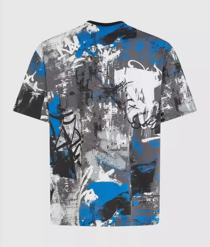 T-shirt effet peinture intégral T-shirt effet peinture intégral