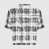 T-shirt en maille à carreaux T-shirt en maille à carreaux