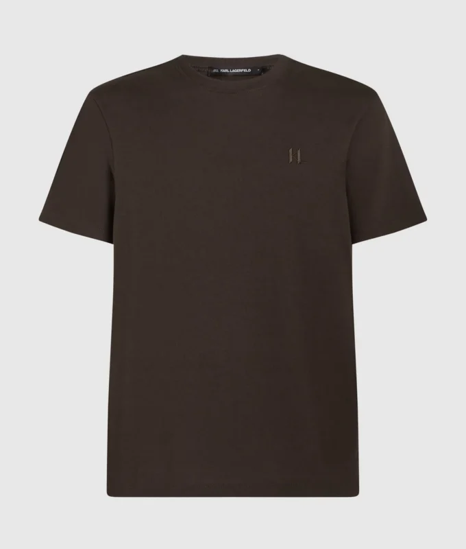 T-SHIRT EN MÉLANGE DE LAINE MONOGRAM T-SHIRT EN MÉLANGE DE LAINE MONOGRAM