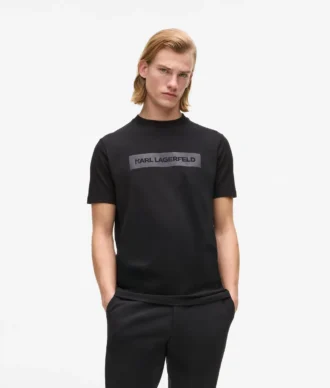 T-shirt en satin avec logo