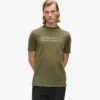 T-shirt en satin avec logo T-shirt en satin avec logo