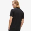 T-shirt en satin avec logo T-shirt en satin avec logo