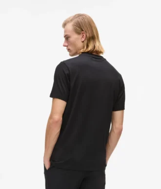 T-shirt en satin avec logo
