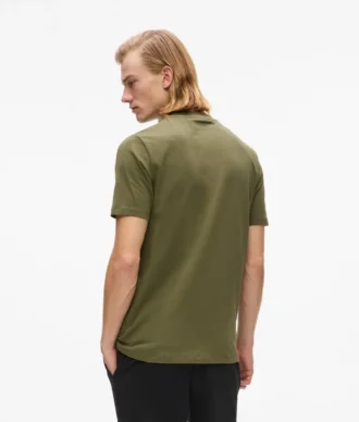 T-shirt en satin avec logo