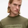 T-shirt en satin avec logo T-shirt en satin avec logo