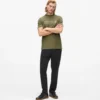 T-shirt en satin avec logo T-shirt en satin avec logo