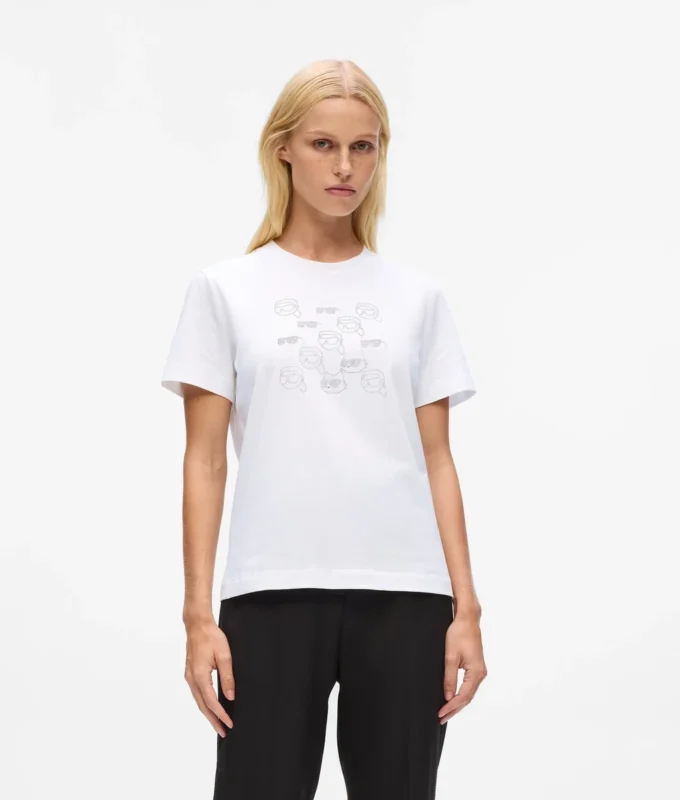 T-shirt Ikon avec strass T-shirt Ikon avec strass