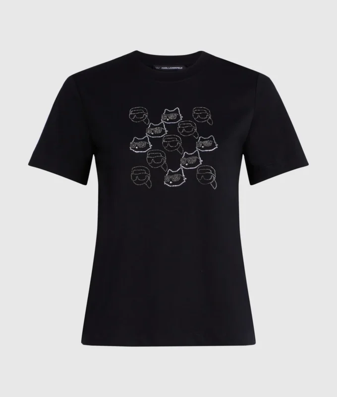 T-shirt Ikon avec strass T-shirt Ikon avec strass