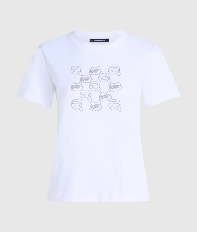 T-shirt Ikon avec strass T-shirt Ikon avec strass