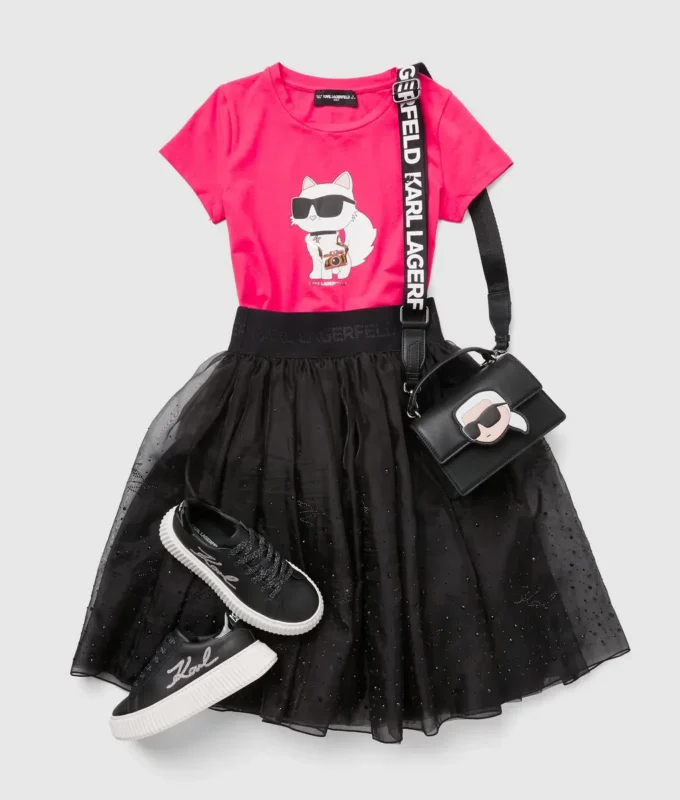 T-shirt Ikon Choupette pour fille T-shirt Ikon Choupette pour fille