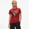 T-SHIRT IKON KARL & CHOUPETTE RHINESTONE T-SHIRT IKON KARL & CHOUPETTE RHINESTONE
