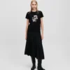 T-SHIRT IKON KARL & CHOUPETTE RHINESTONE T-SHIRT IKON KARL & CHOUPETTE RHINESTONE