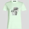 T-SHIRT IKON KARL & CHOUPETTE RHINESTONE T-SHIRT IKON KARL & CHOUPETTE RHINESTONE