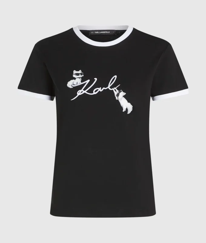 T-shirt Ikon Signature Choupette T-shirt Ikon Signature Choupette