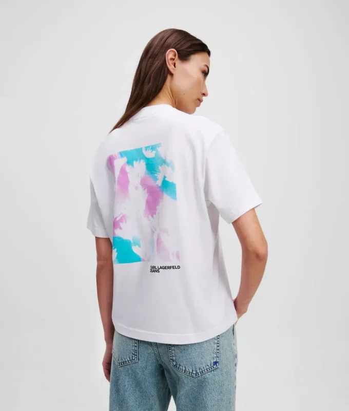 T-SHIRT À IMPRIMÉ FLORAL T-SHIRT À IMPRIMÉ FLORAL