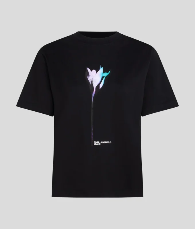 T-SHIRT À IMPRIMÉ FLORAL T-SHIRT À IMPRIMÉ FLORAL